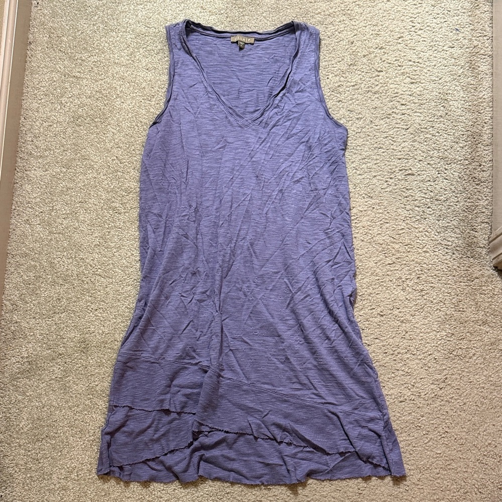 Lilla P easy tank dress in cornflower blue size XS